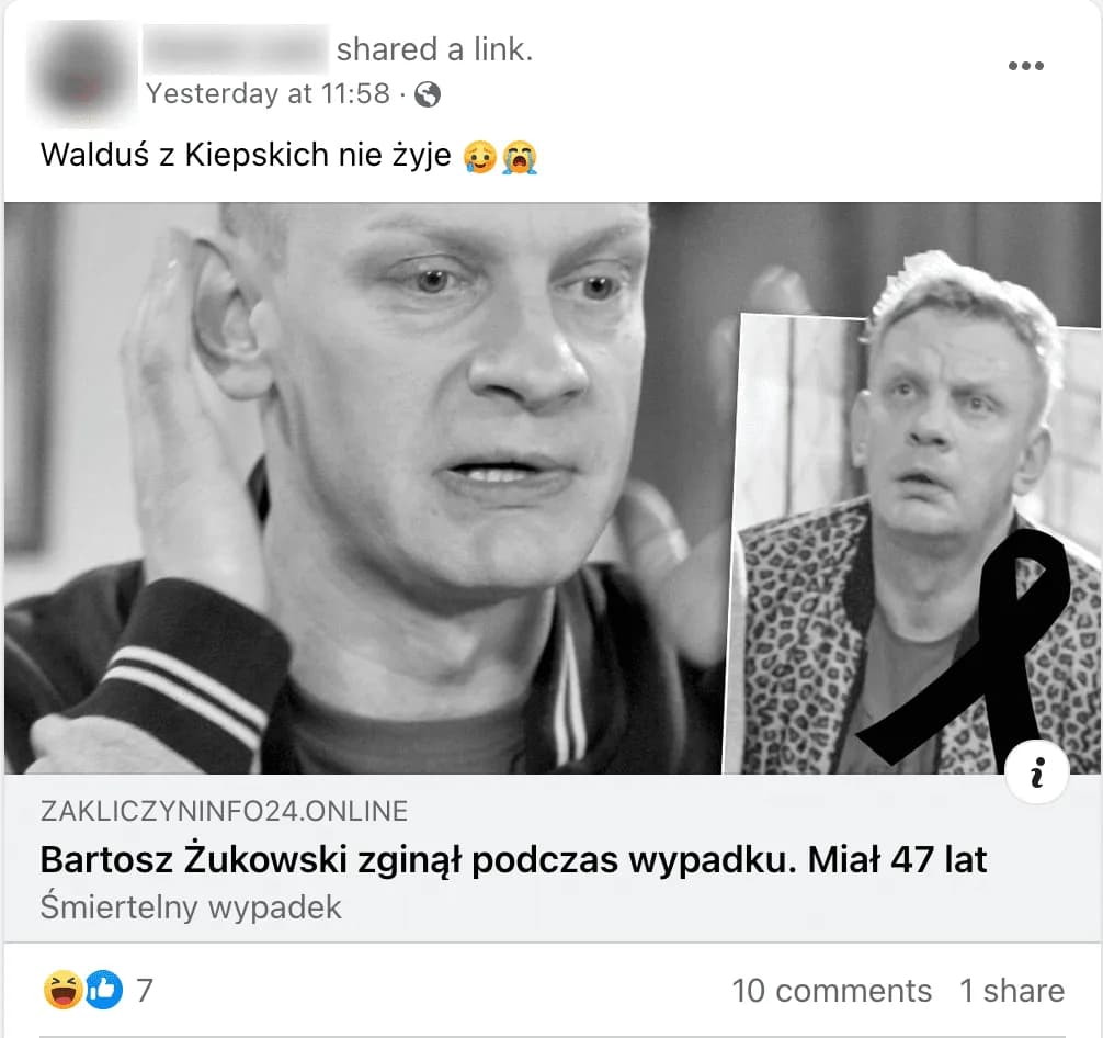 Bartosz Żukowski żyje! Rozwiewamy plotki i sprawdzamy, co u aktora